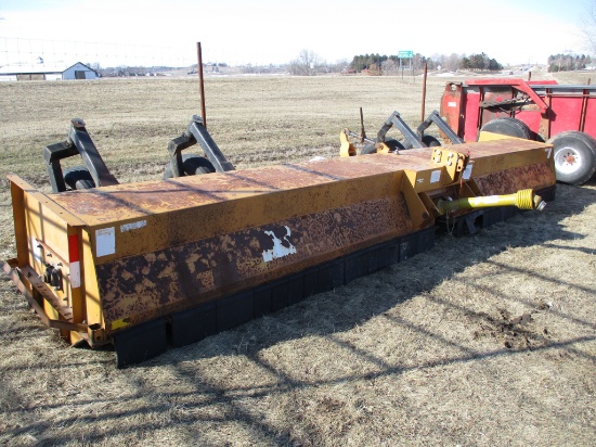 Alloway 22 Ft. stalk chopper. 3Pt. 4 wheels