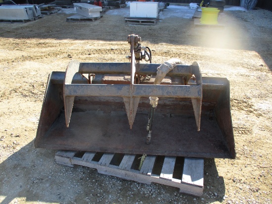 66" Hyd skid loader grapple