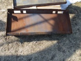 New unused skid loader mounting plate