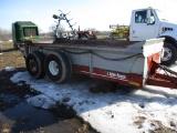 New Idea 3732 manure spreader, tandem, Hyd end gate