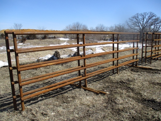 2 New portable cattle panels, 24' long 6' tall SELLS 2 X $