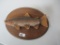 Hand carved & hand painted fish, By SF O'Nein