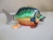 Hand carved & hand painted fish