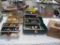 3 Tackle box, 2 with tackle, Heddon, Creek Chub, mud puppy, Cisco Kid, Buck tail, Pflueger