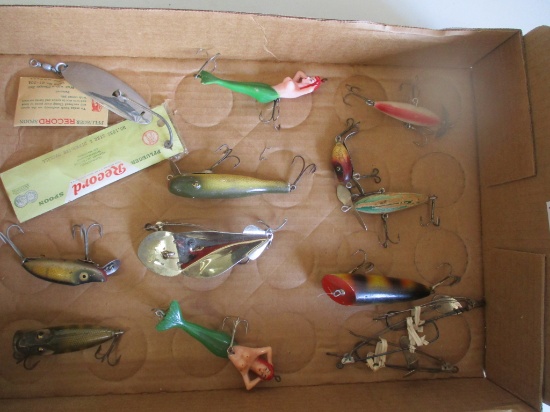 Assrt of lures, Heddon, Mermaid, Pflueger, Herter's, Keelen