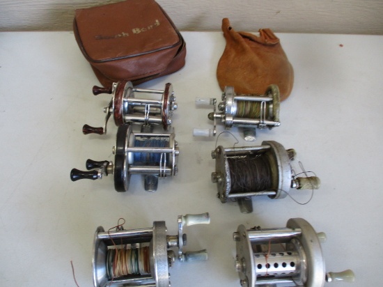 Asstrt of reels, South Bend, Langley, Calamazoo, Supreme