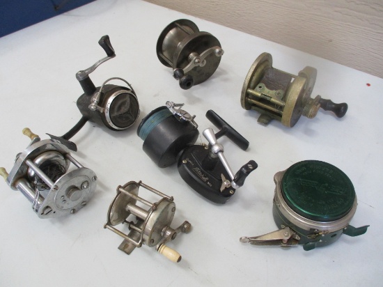 Assrt of reels, 4 Brothers, Twin Lakes, Mitchell, Gilmax