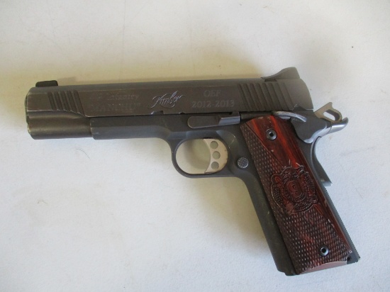 Kimber Custom II, 2012-2013 4-9 Infantry manchu, Horn Of Panjwa Afghanislan, SN#K445942