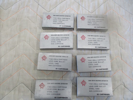 8 full boxes of Norinco 7.62x39mm bullets