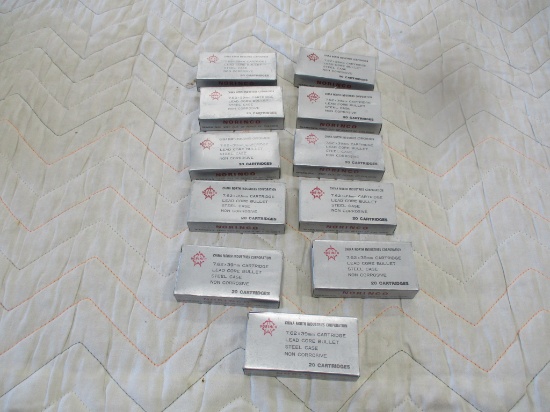 11 Full boxes of Norinco 7.60 x 39MM ammo