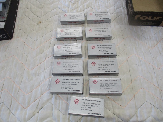 11 Full boxes of Norinco 7.62 x 39MM ammo