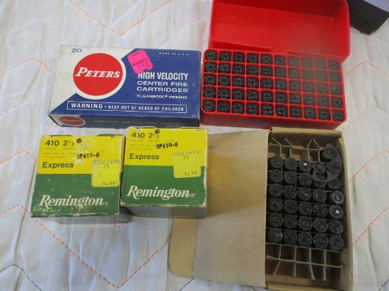 Assrt of 410 Ga. 30-30 & 45 ammo