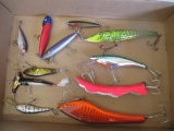 Assrt of 12 lures, Bagley & others