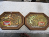Schmidt beer advertising Pheasent & Trout