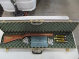Daisy 22 Cal VL gun, Stock has a crack, w/case, book, ammo