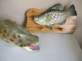 Fiberglass musky head & Crappie