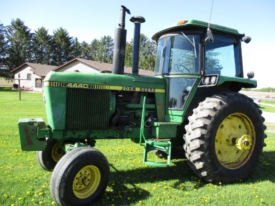 John Deere 4440, Quad. 5,403 Hrs. showing, 3pt. dual Hyd PTO, 18.4R 38, Engine overhauled prior to