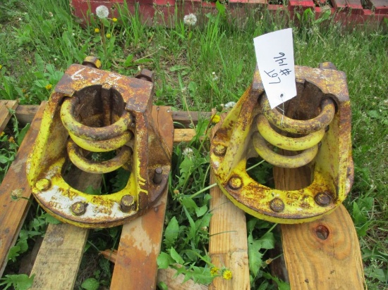 Pair of 9 bolt hubs