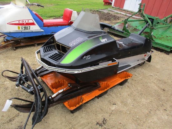 1970's Arctic Cat El Tigre 400 w/extra set of skies, not running