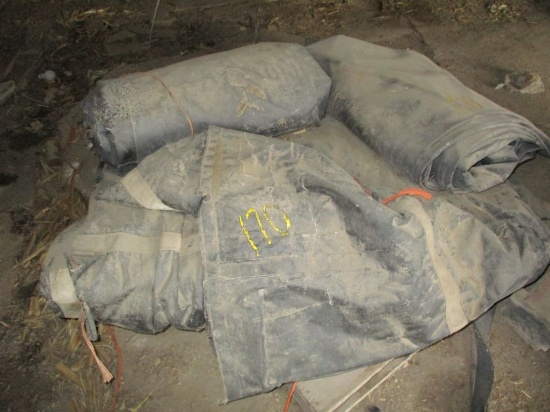 Pallet of tarps