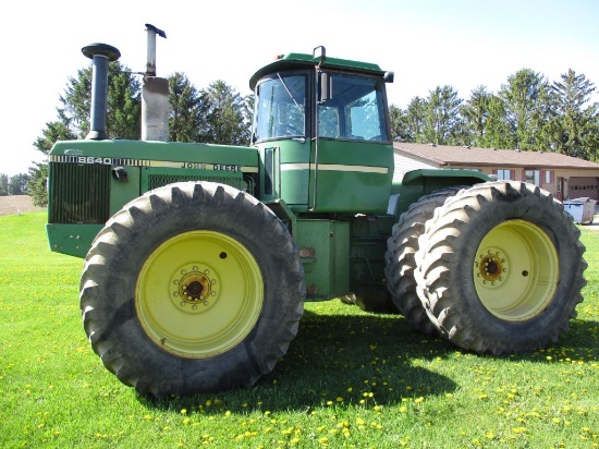 John Deere 8640 4WD, 8,158 Hrs showing, 3pt. 3 Hyd, PTO, 20.8R-38 Duals