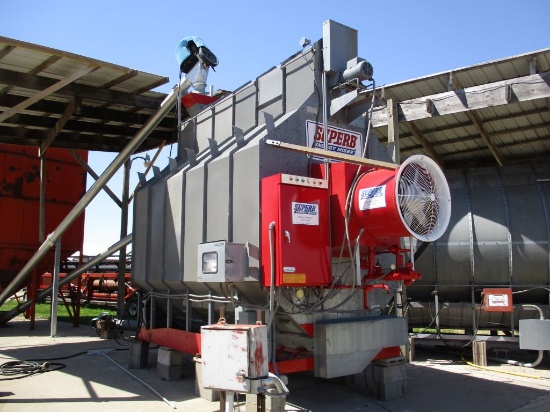 1995 Super B Energy Miser continuous flow dryer, 6,836 Hrs. showing, Calc-U-Dri moisture/matic