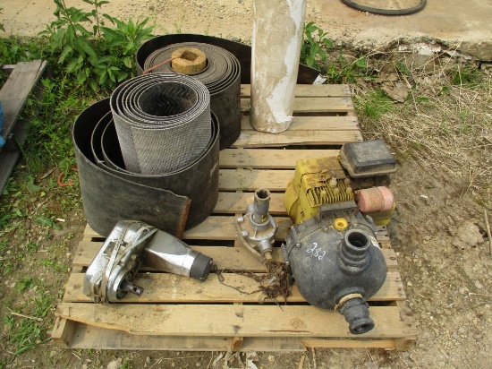 Transfer pump, PTO pump, belting