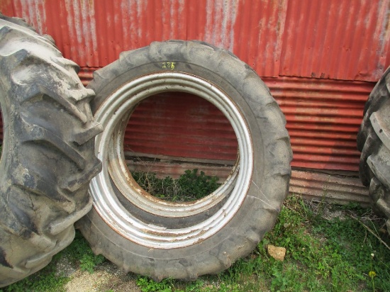 (2) 12 - 38 Tires & tims