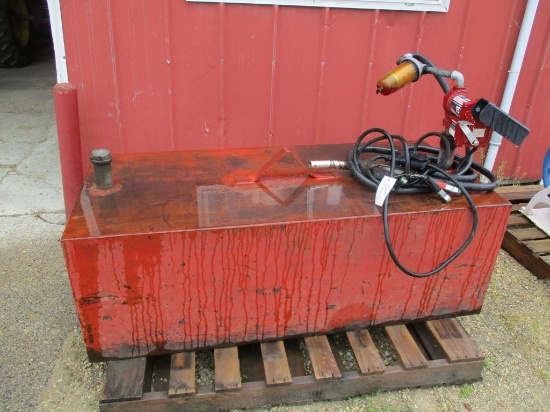 200 Gallon PU fuel tank w/12 volt pump