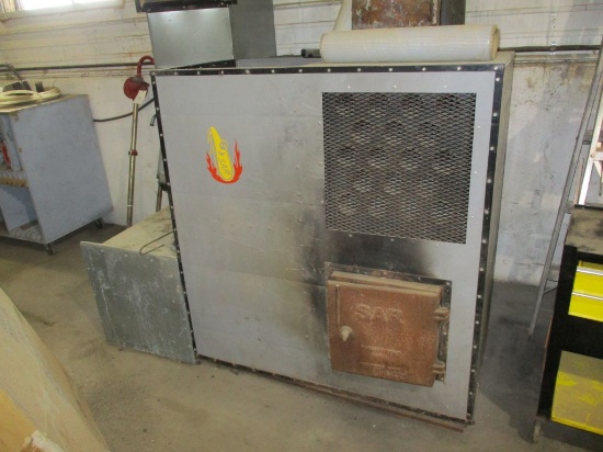 Corn burner furnace