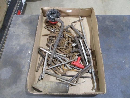 Assortment of allen wrenches
