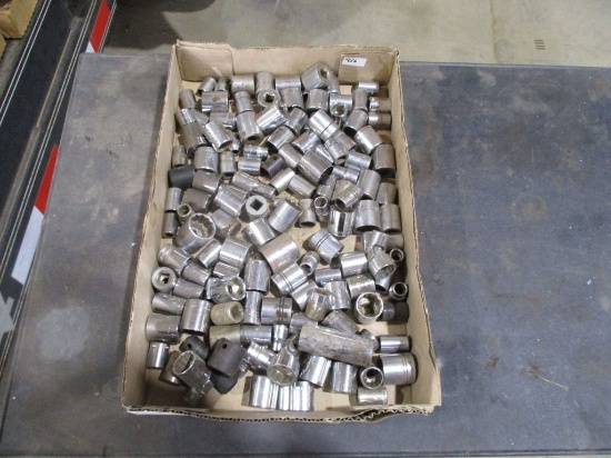 Large assortment of sockets