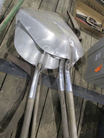 Shovels & 2 sythes