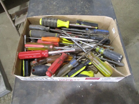 Assortment of screw drivers