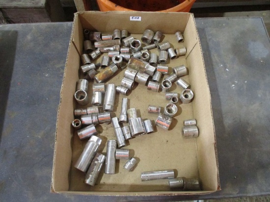Assortment of sockets