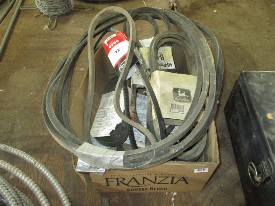 Box of V belts