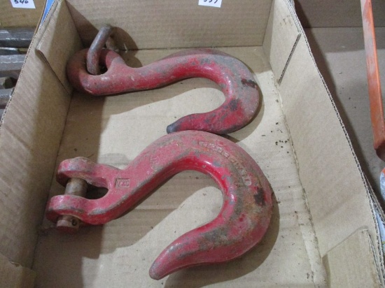 2 Large hooks and large axe head