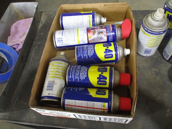 11 Cans of WD40 and 2 cans starting fluid