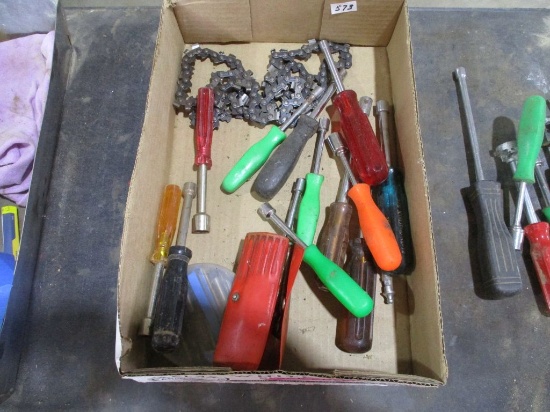 Assortment of screw drivers