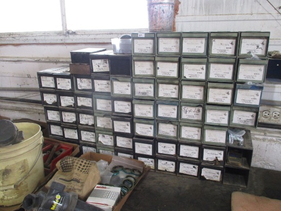 63 Bins with hardware