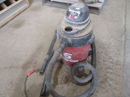 Shop vac 2.5 hp 6 gal