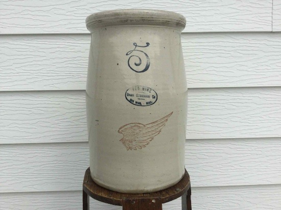 Red Wing 5 Gallon Oval Over Churn