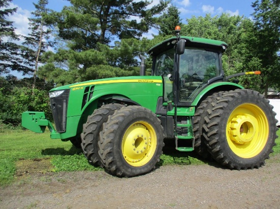 2012 John Deere 8310R, MFWD, 3,911 second owner Hrs. IVT, ILS, cab, AC, heat, radio, 3pt. quick