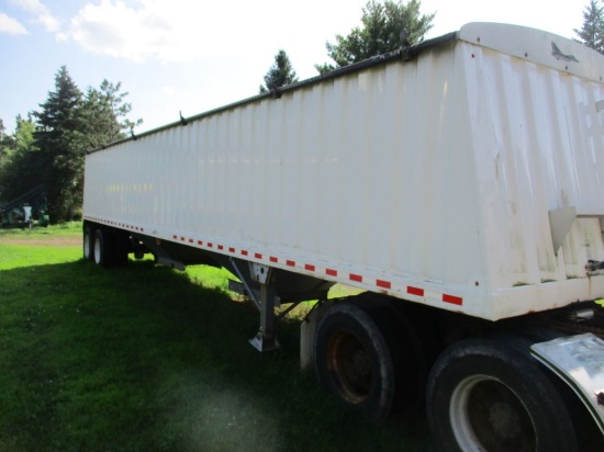 2010 Jet 40 Hopper bottom trailer, roll tarp, spring ride, 11-22.5 tires