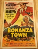 Bonanza Town 1951 1-Sheet