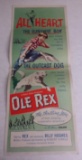 Ole Rex 1961 Insert
