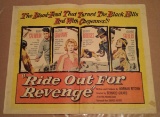 Ride Out For Revenge 1957 Half-Sheet Poster