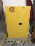uline H 1564M-Y flamible liquid storage cabinet yellow