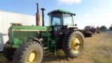 1990 John Deere 4755 Salvage Tractor
