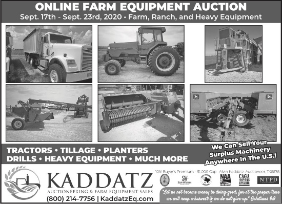 Farm, Ranch, Heavy Equipment Online Auction